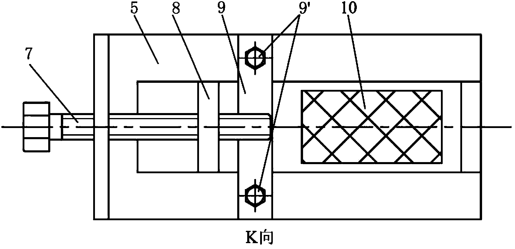 Frequency-modulable rotary piezoelectric power generation device