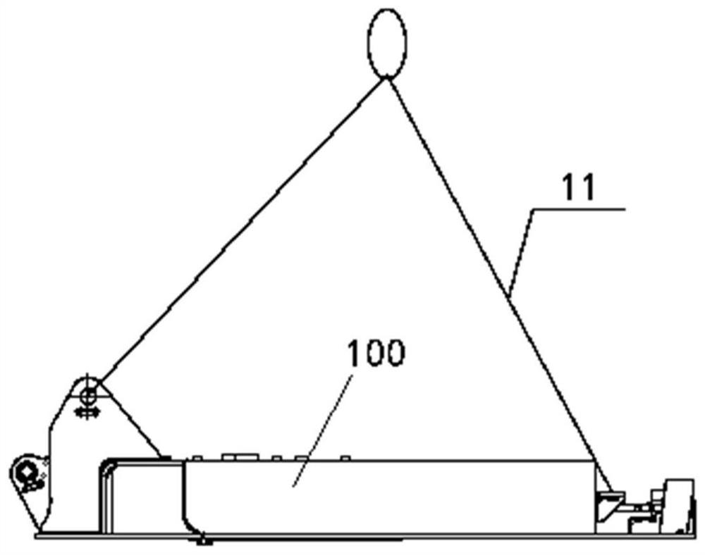 Lifting equipment and engineering machinery vehicle closing method