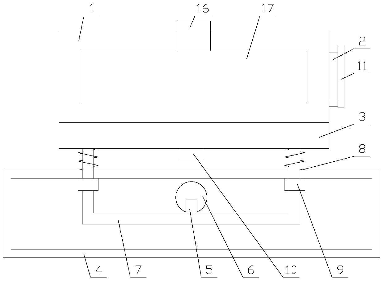 Dustproof projection equipment with leveling function