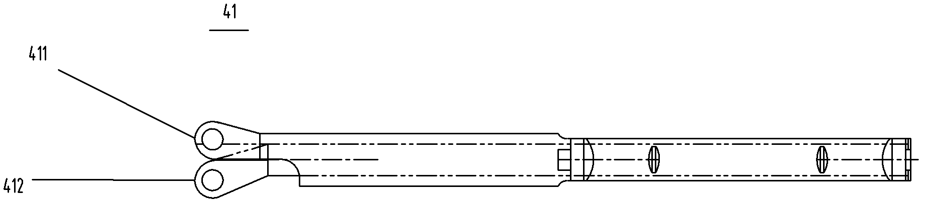 Sleeve type indication rod for electric hydraulic switch machine