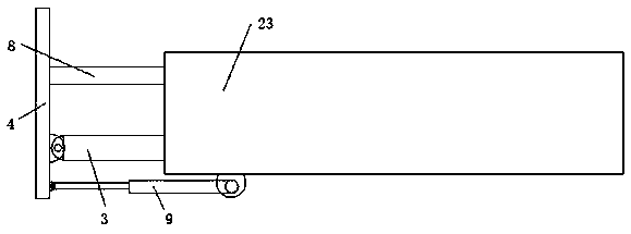 Panel machining and positioning device for furniture manufacturing