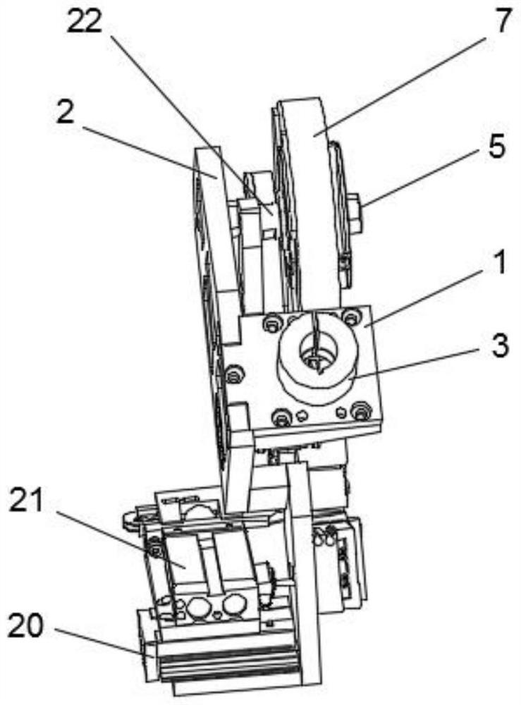 Gluing device for carton production line and working method thereof