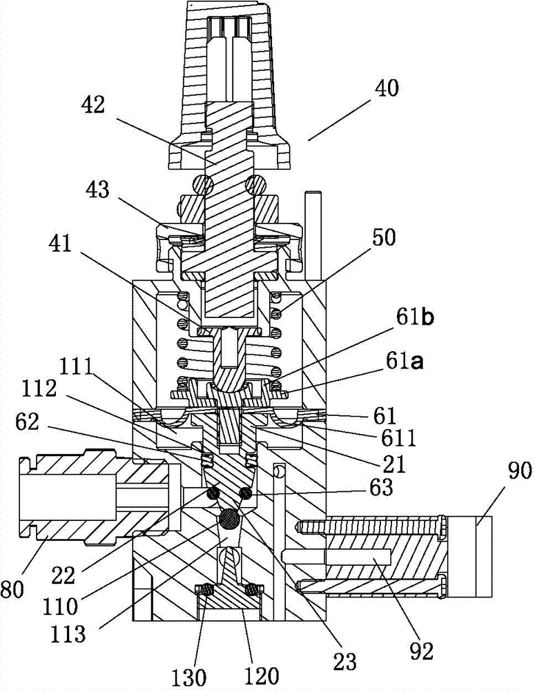 Diaphragm type respiratory flow rhythm control air valve