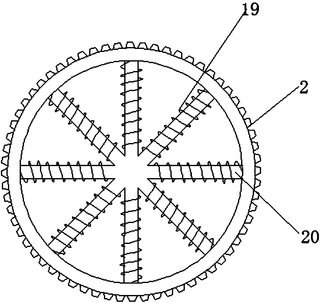 Heating device for purifying bio-enzyme