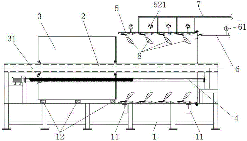 Equipment for testing airtightness and pressure resistance of shield tail brush of shield tunneling machine