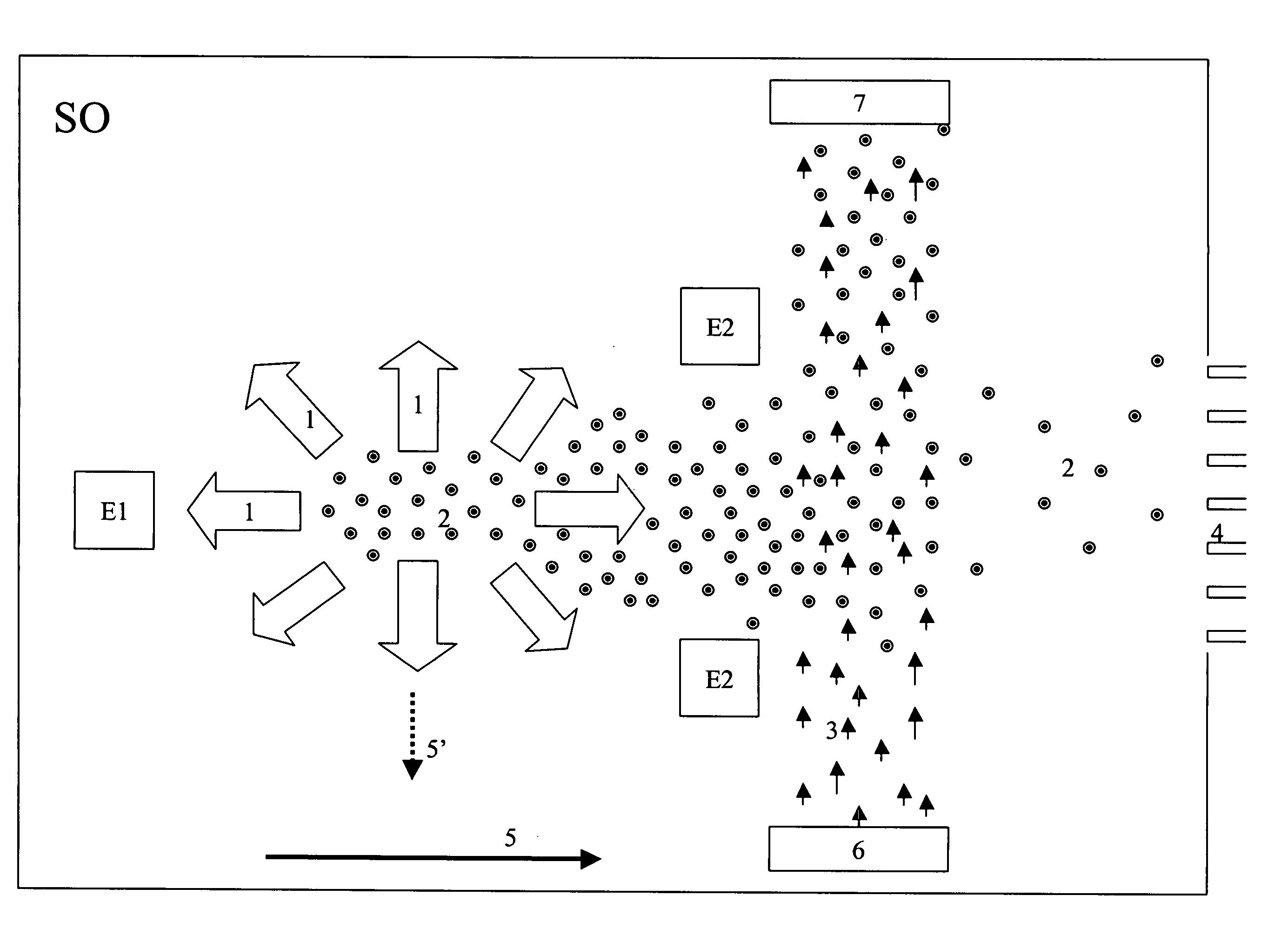 Lithographic apparatus and radiation source comprising a debris-mitigation system and method for mitigating debris particles in a lithographic apparatus