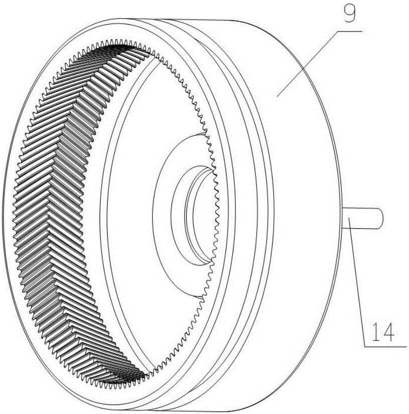 Coaxial contrarotating speed reducer