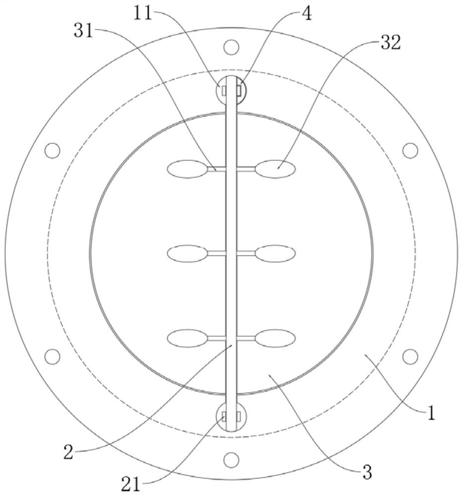 Negative pressure sensing type automatic temperature control opening and closing fireproof smoke exhaust valve