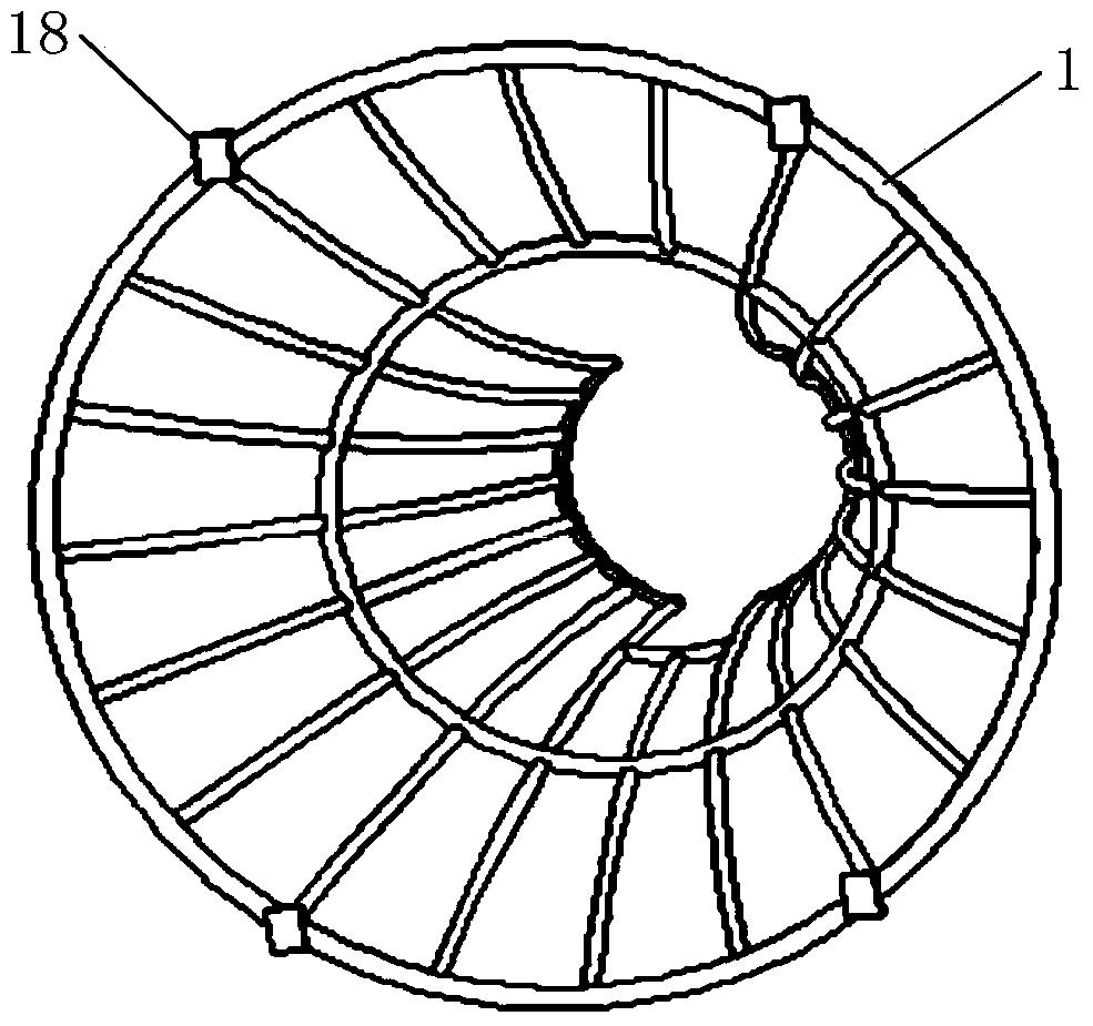 Autonomous carrying and releasing device for submersible vehicle