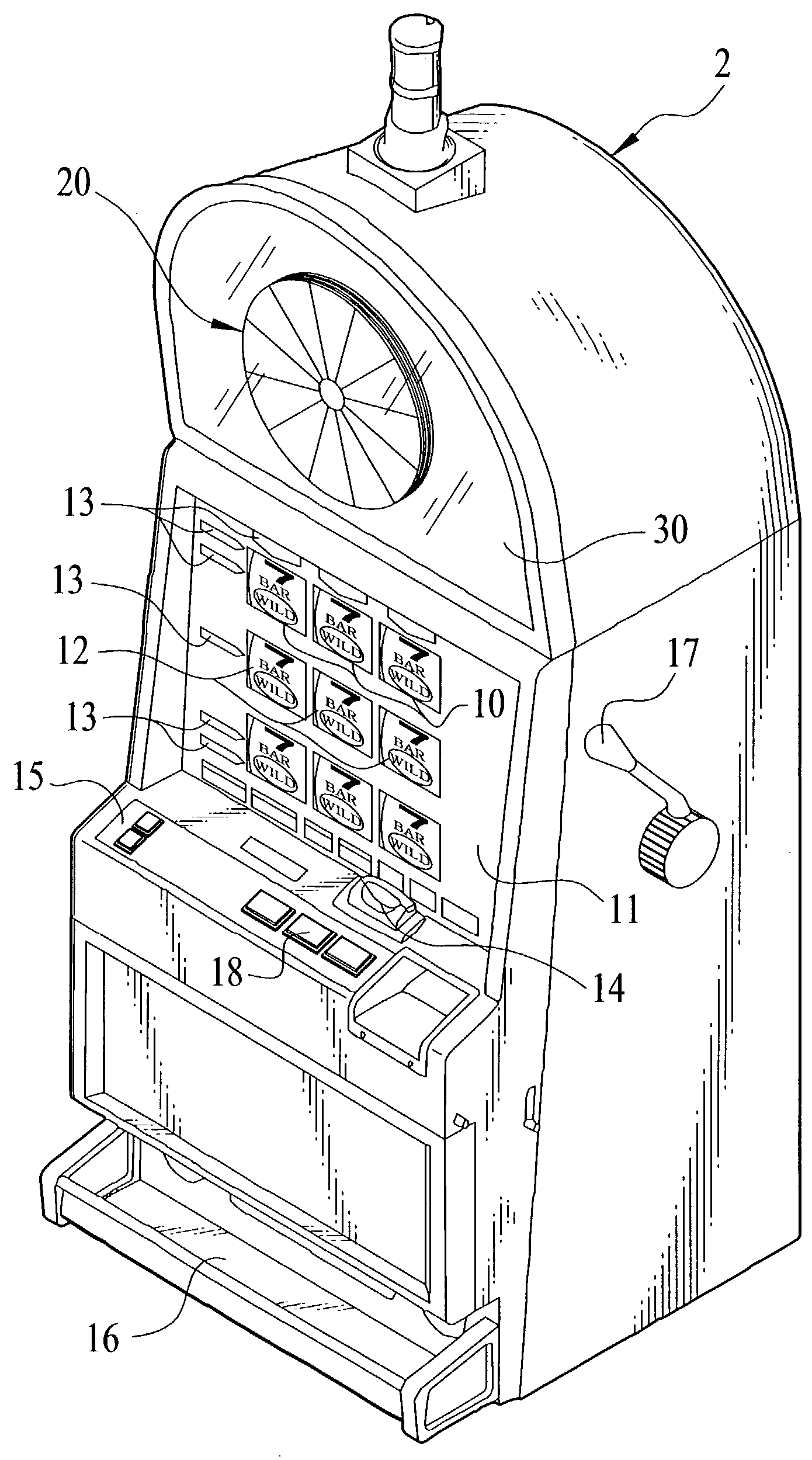 Symbol display device for game machine