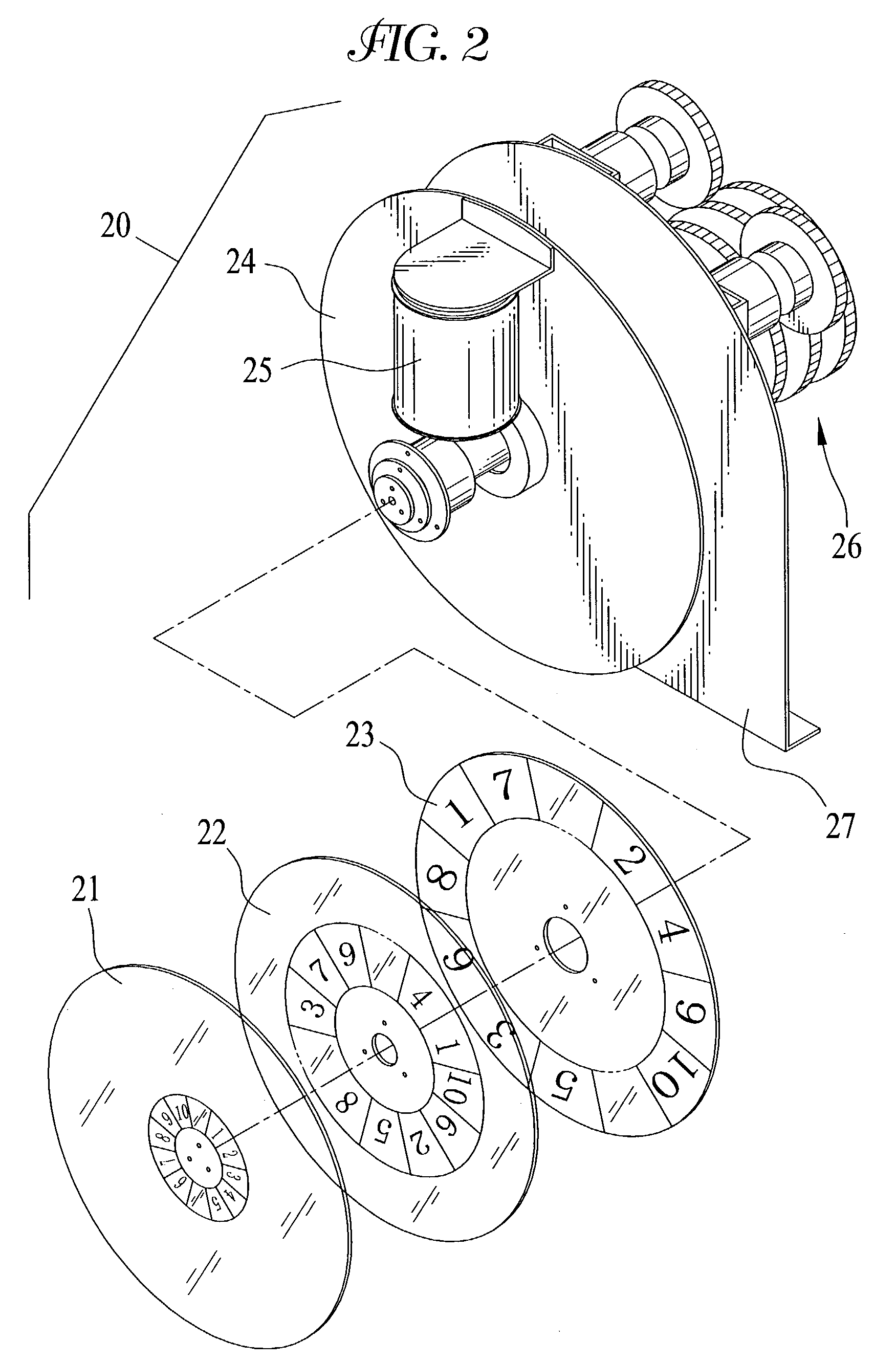 Symbol display device for game machine