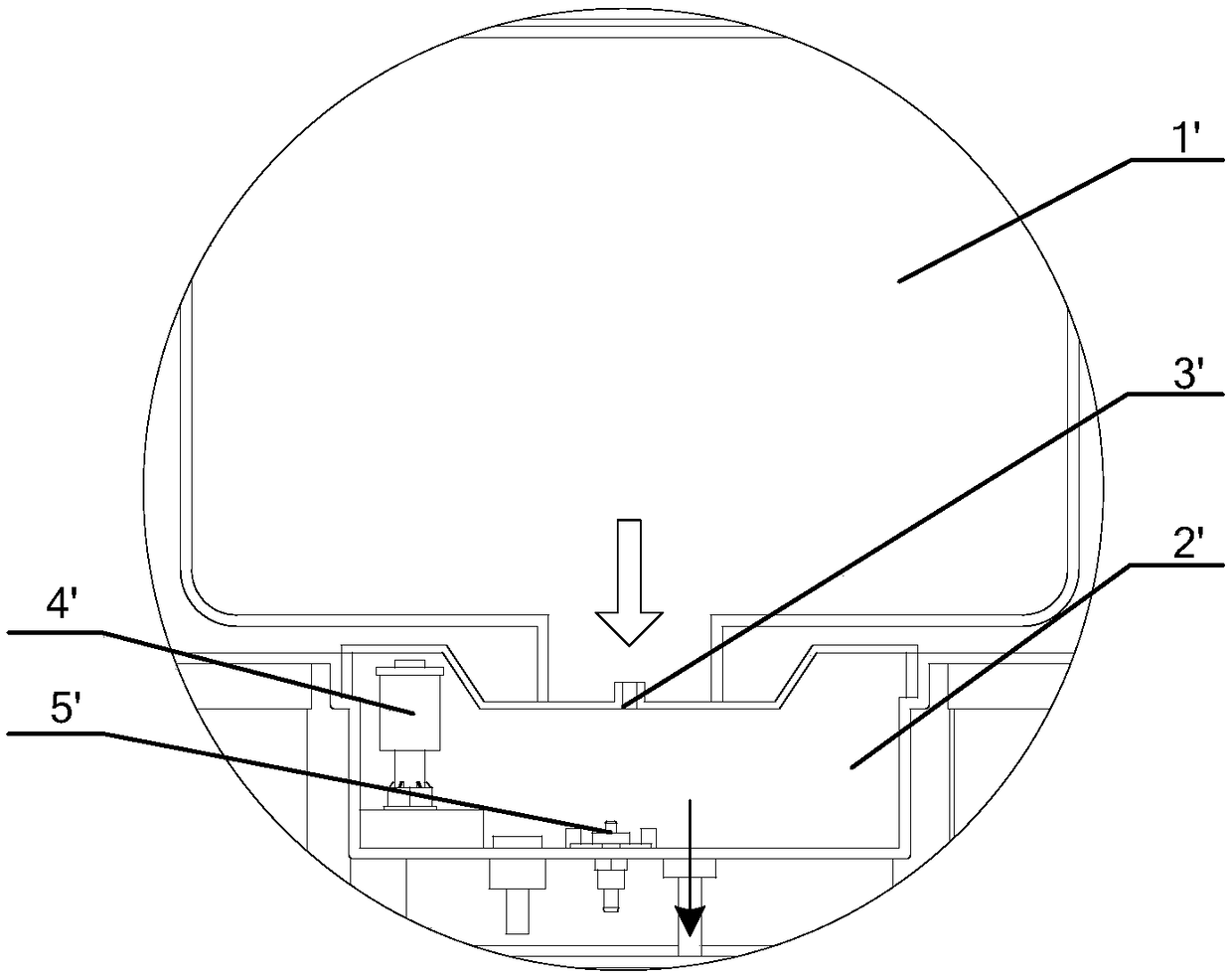 Water tank of nursing machine