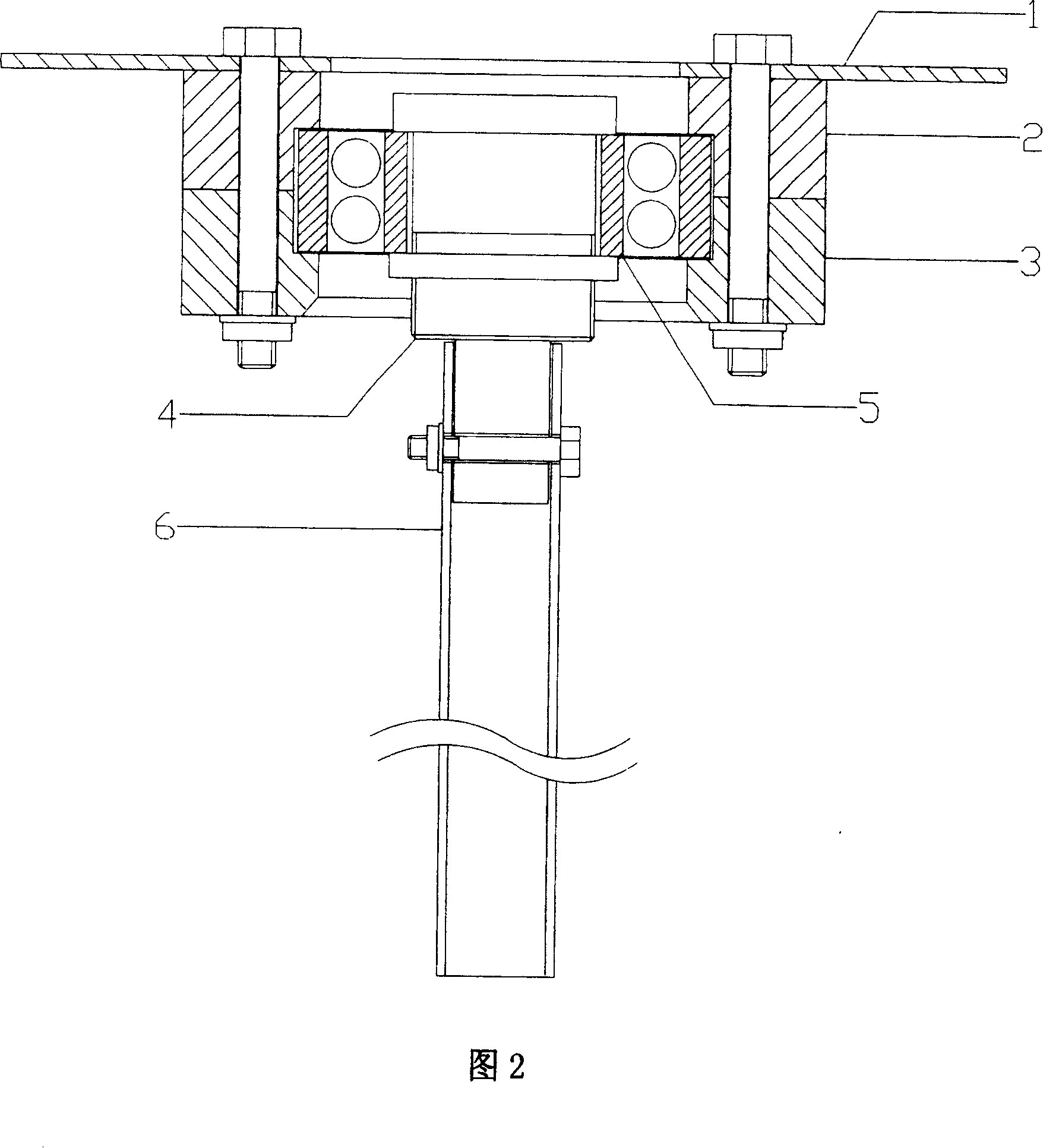 Test bench for testing flight performance of small-sized helicopter