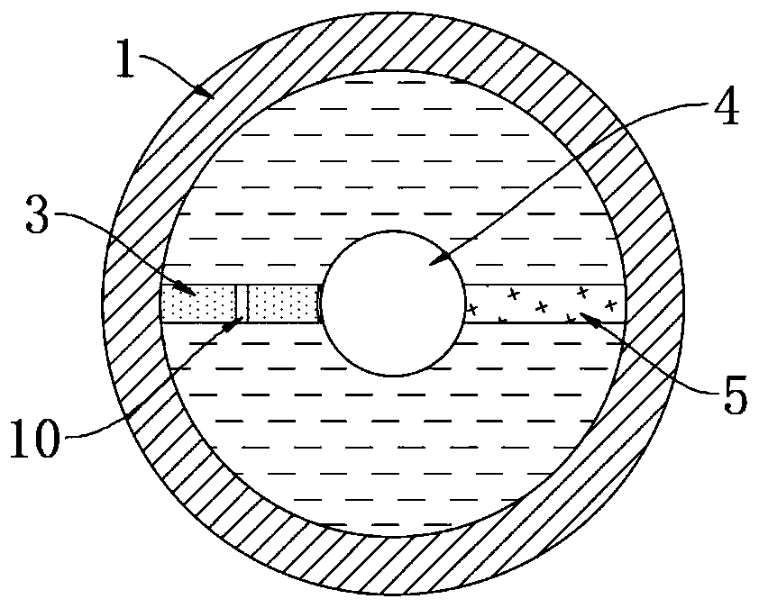 Door with buffer effect