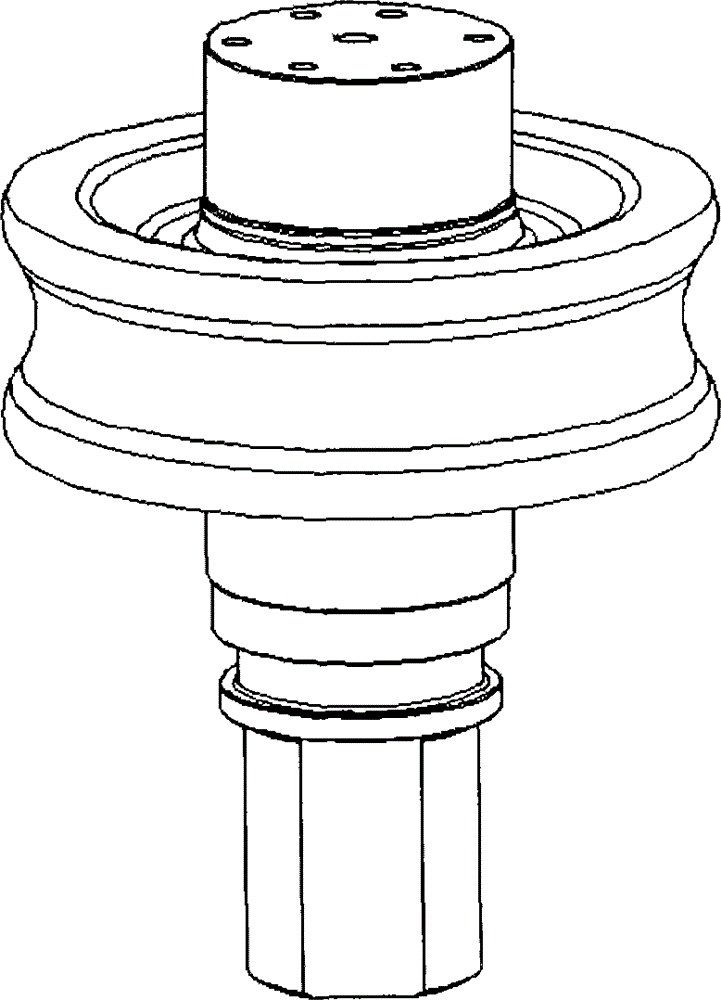 Nodular cast iron roller of hot rolled seamless steel tube tandem mill and preparation method thereof