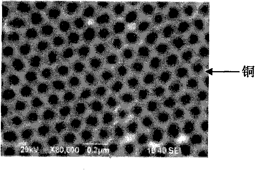 Method for preparing copper nitride film, copper nitride/copper and copper two-dimensional ordered array