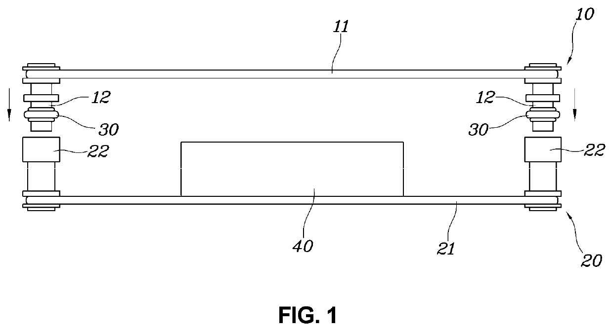 Water cooling apparatus and water cooling type power module assembly including the same