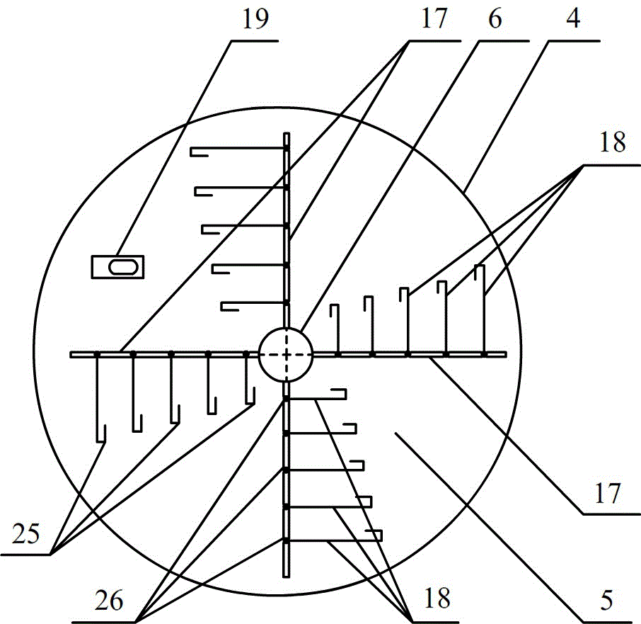 Automatic material selector based on rotating hooking manner