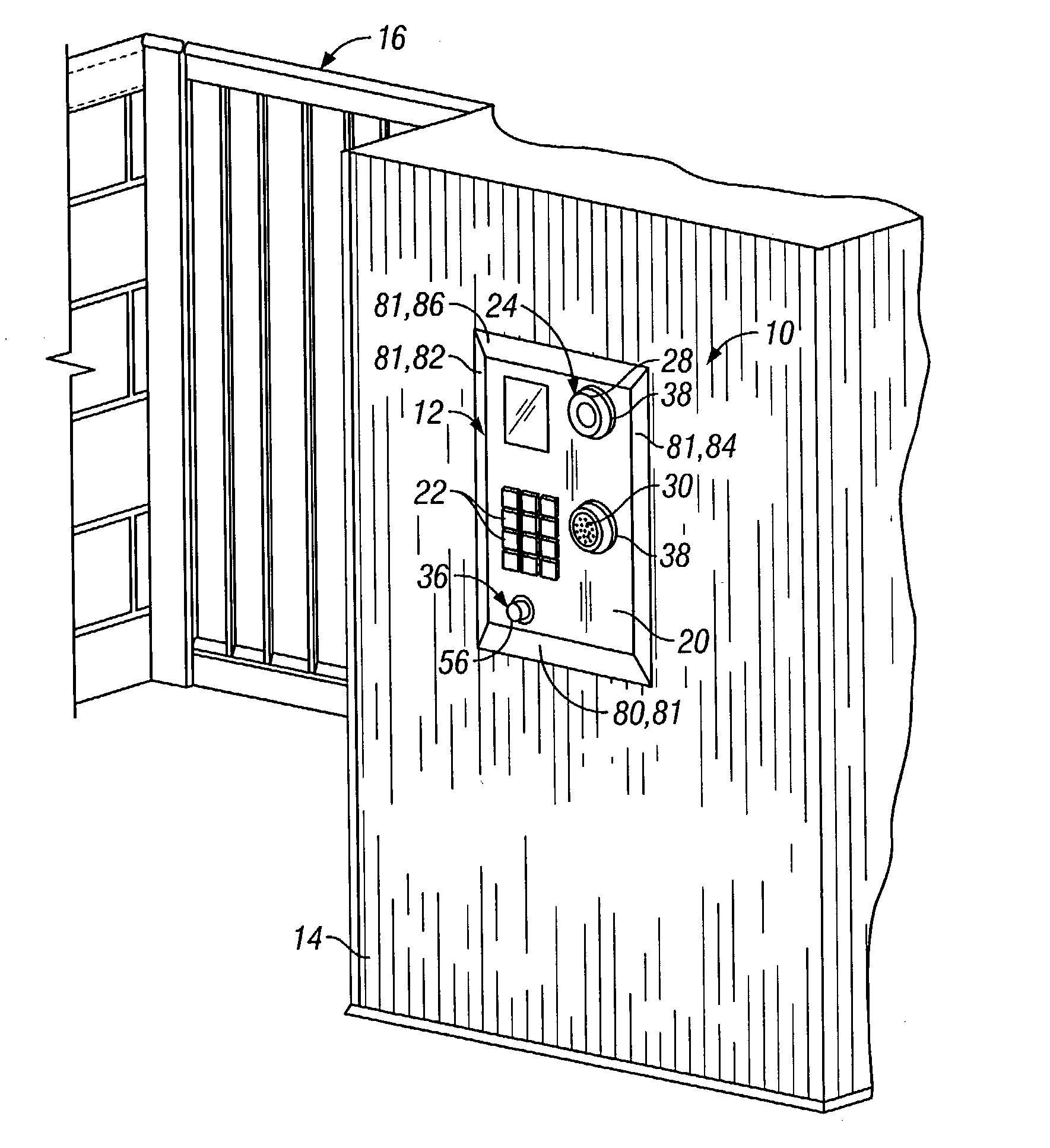 Abuse resistant tapered safety telephone