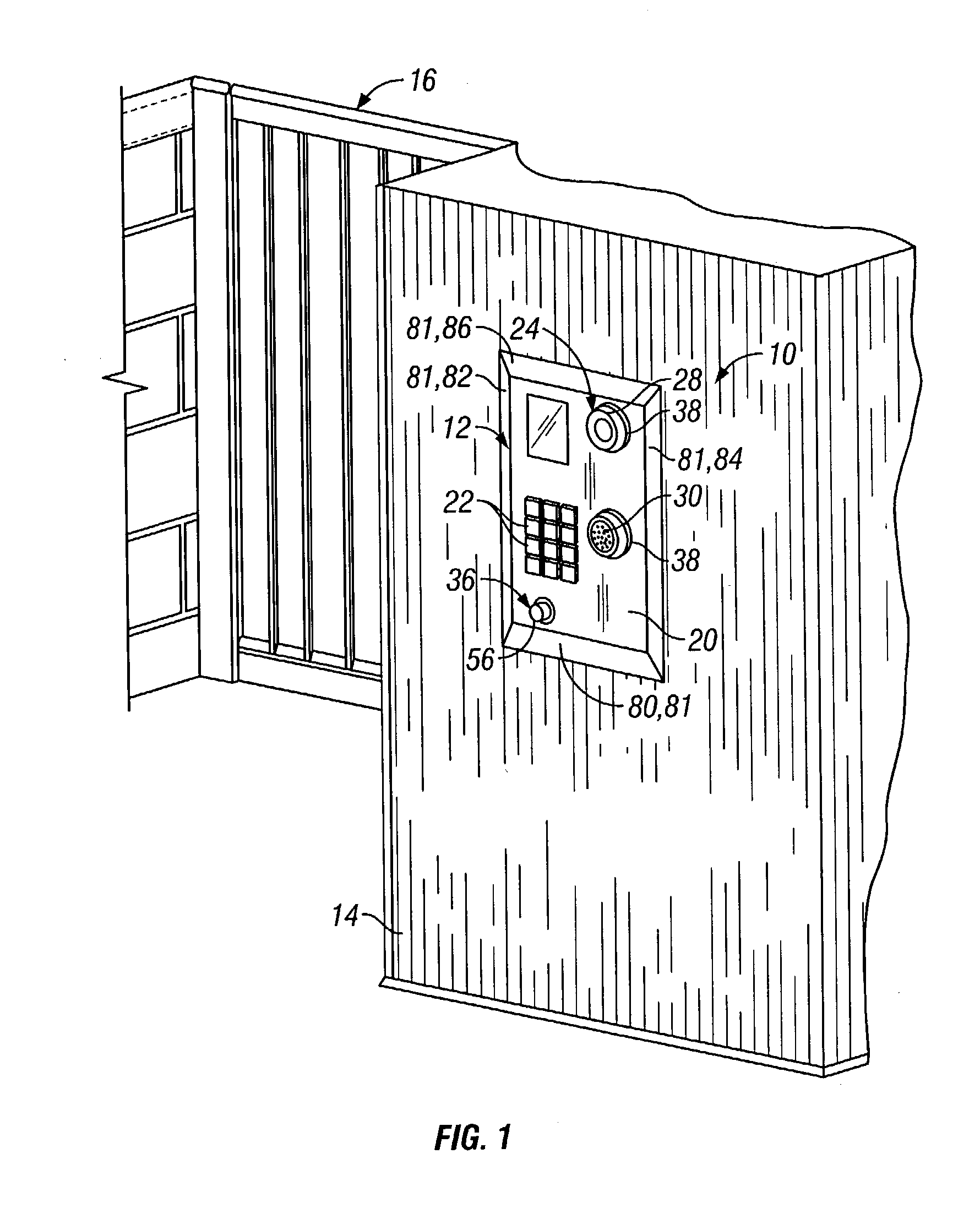 Abuse resistant tapered safety telephone