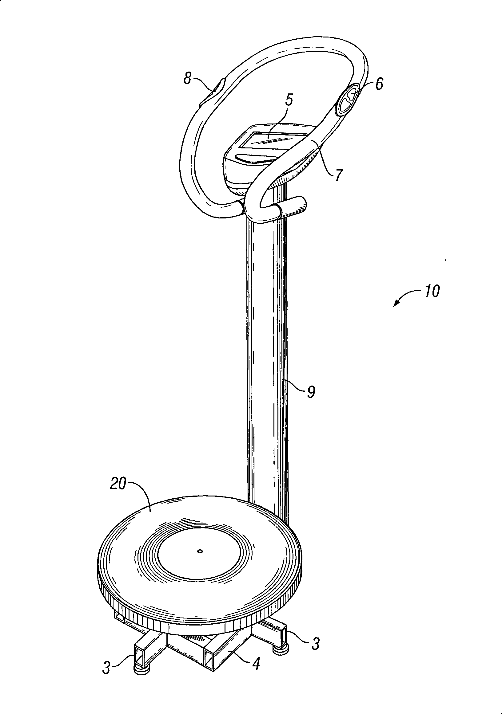 Dual-motor whole body vibration machine with tilt mode