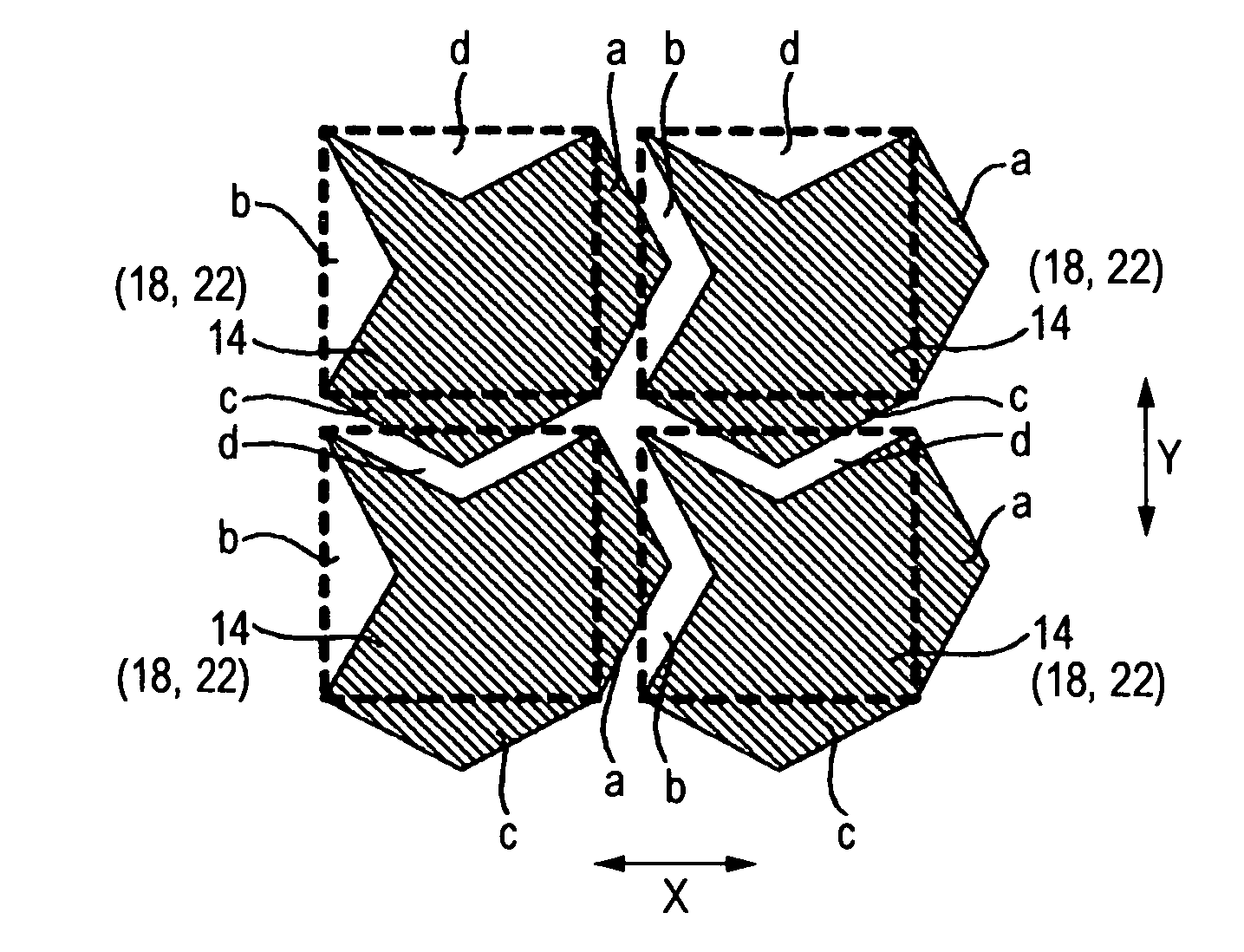 Solid-state imaging device including a plurality of pixel parts with a photoelectric conversion layer