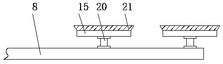 Blackboard eraser dust treatment device for mathematics