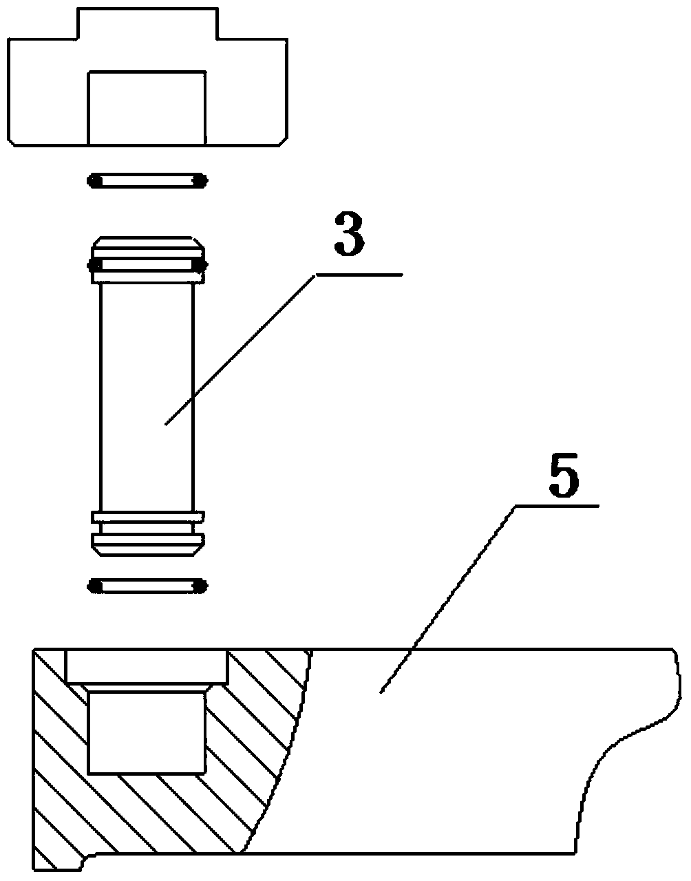 Powder weighing device for mixing station and mixing station