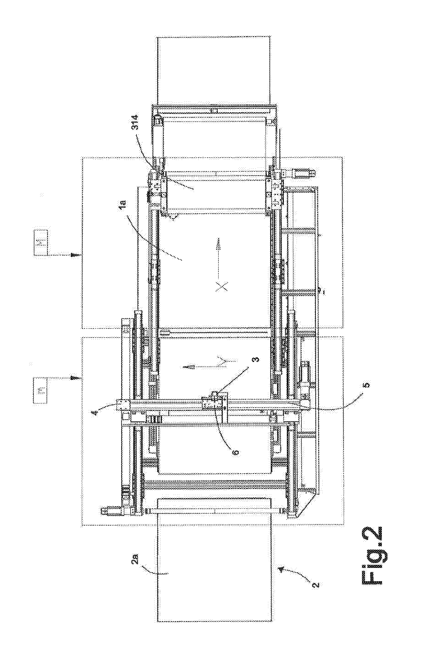 Device for the fine weeding of a multilayer sheet comprising a support liner and at least one adhesive film coupled with the liner