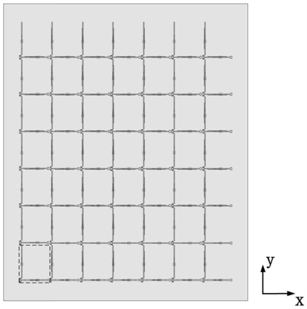 Foldable large-spacing ultra-wideband low-profile tight coupling array antenna