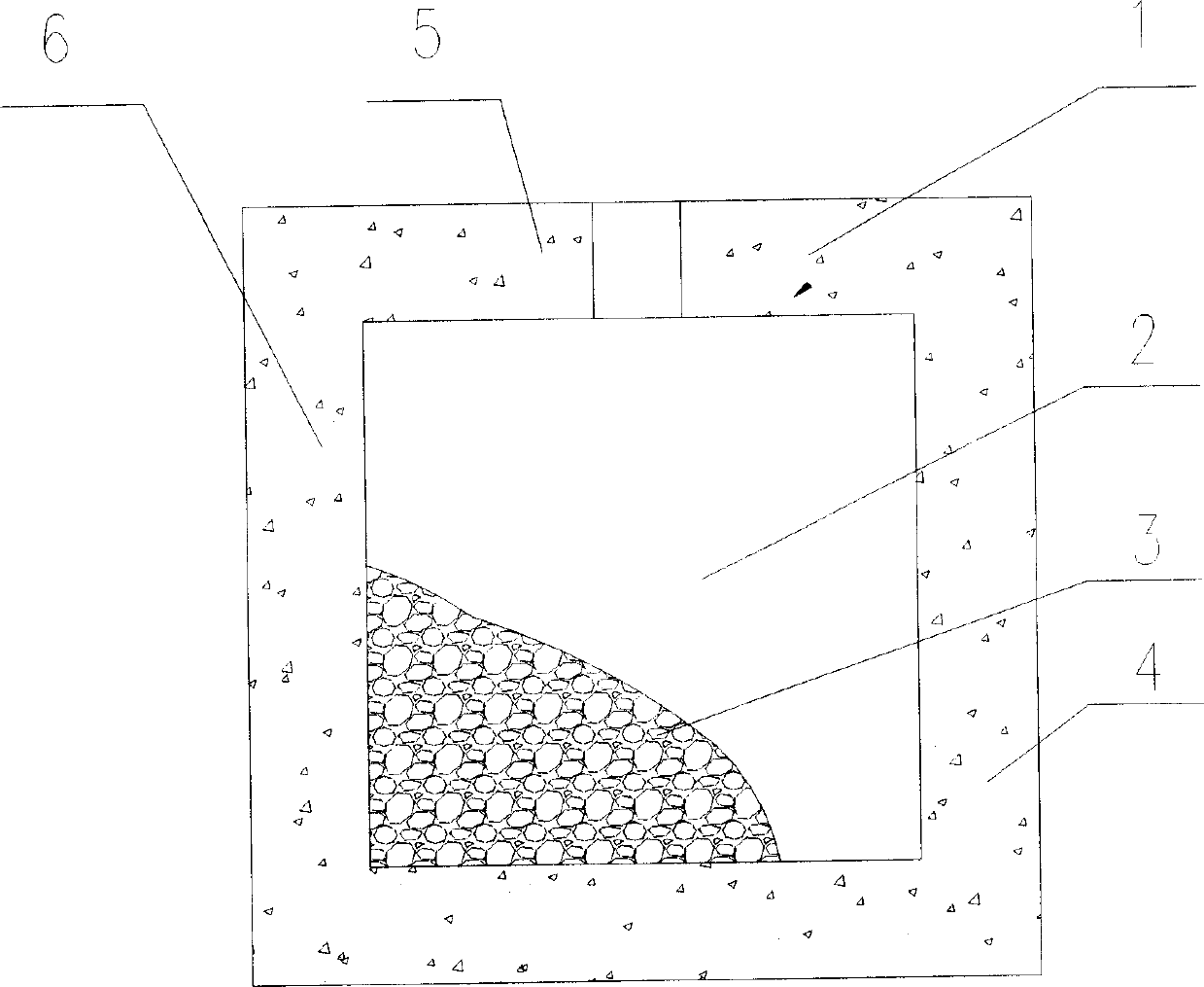 Method of purifying city surface source pollution and river lake water by new type shore protection function member