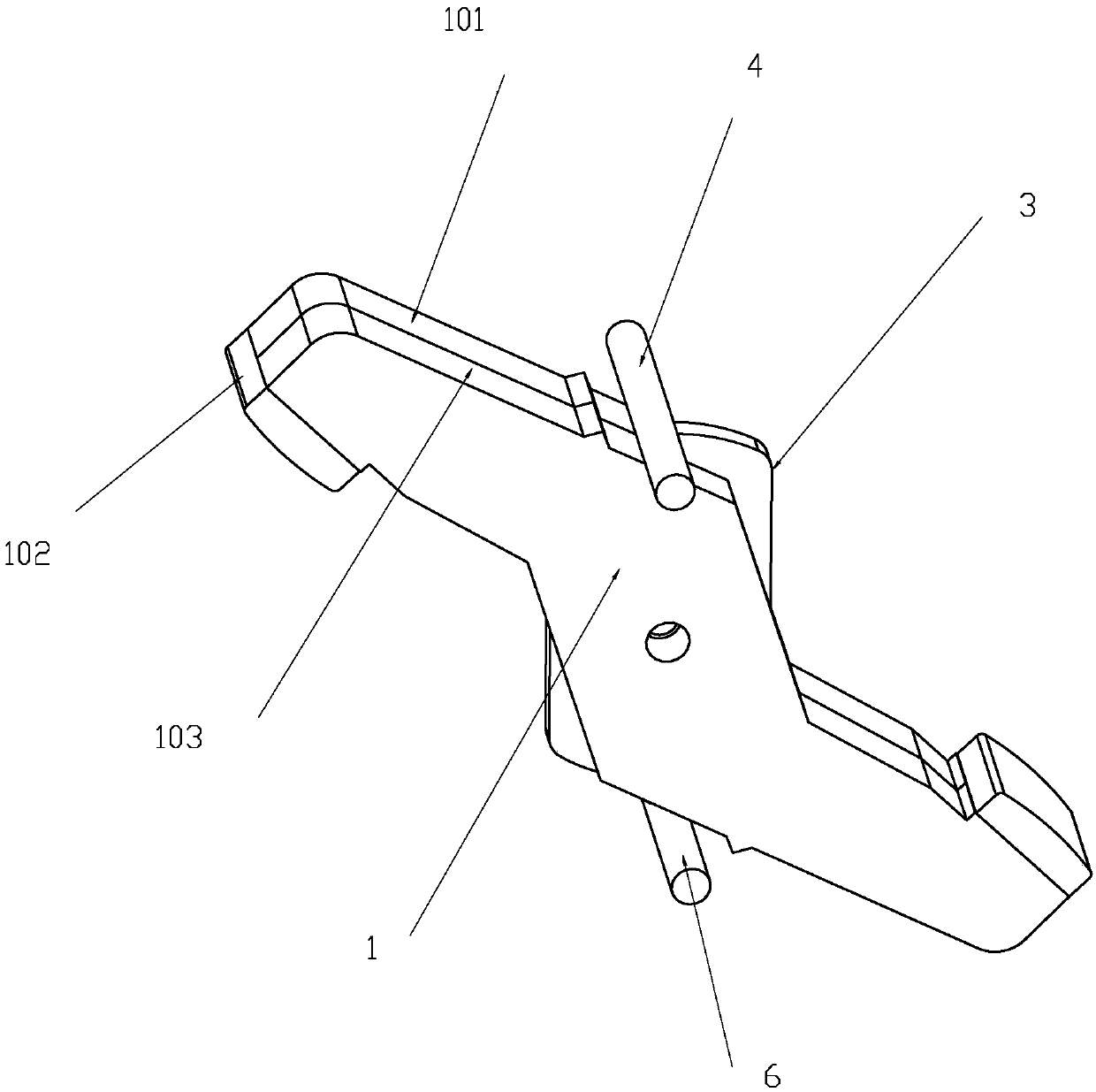 Anti-reclosing mechanism of dual-breaker molded case circuit breaker