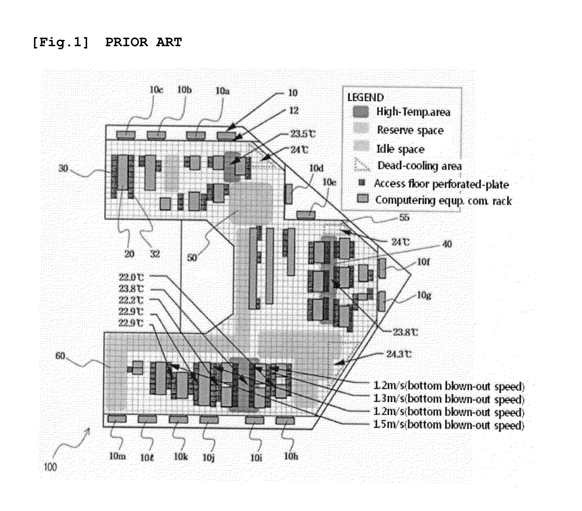 Wind direction controller for controlling cooling air inside data center