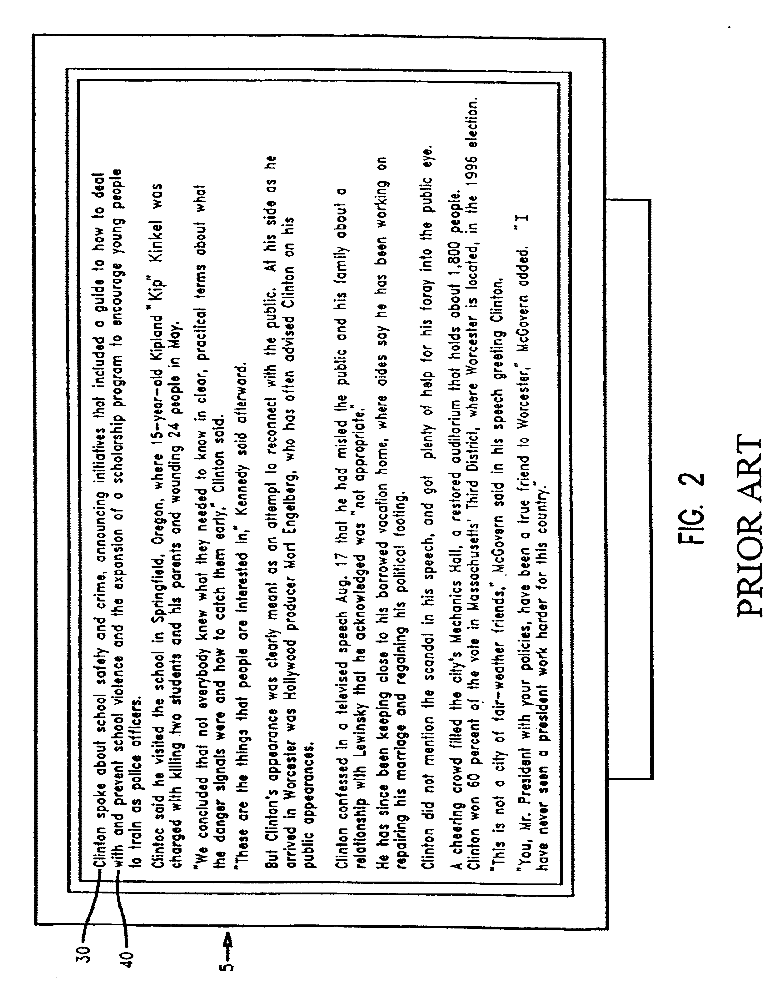 Enhanced viewing of hypertext markup language file