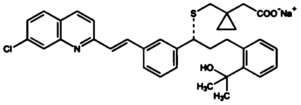 Montelukast sodium tablet and preparation method thereof