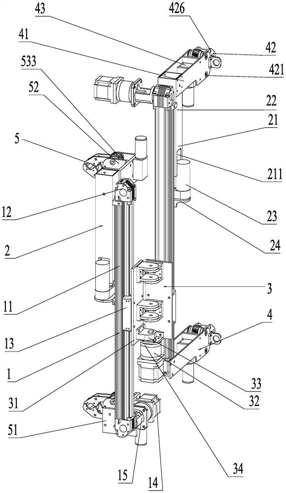 Power transmission tower humanoid climbing robot