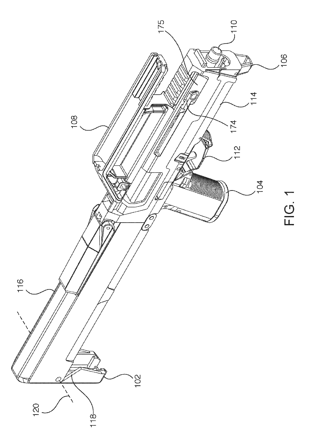 Foldable firearm