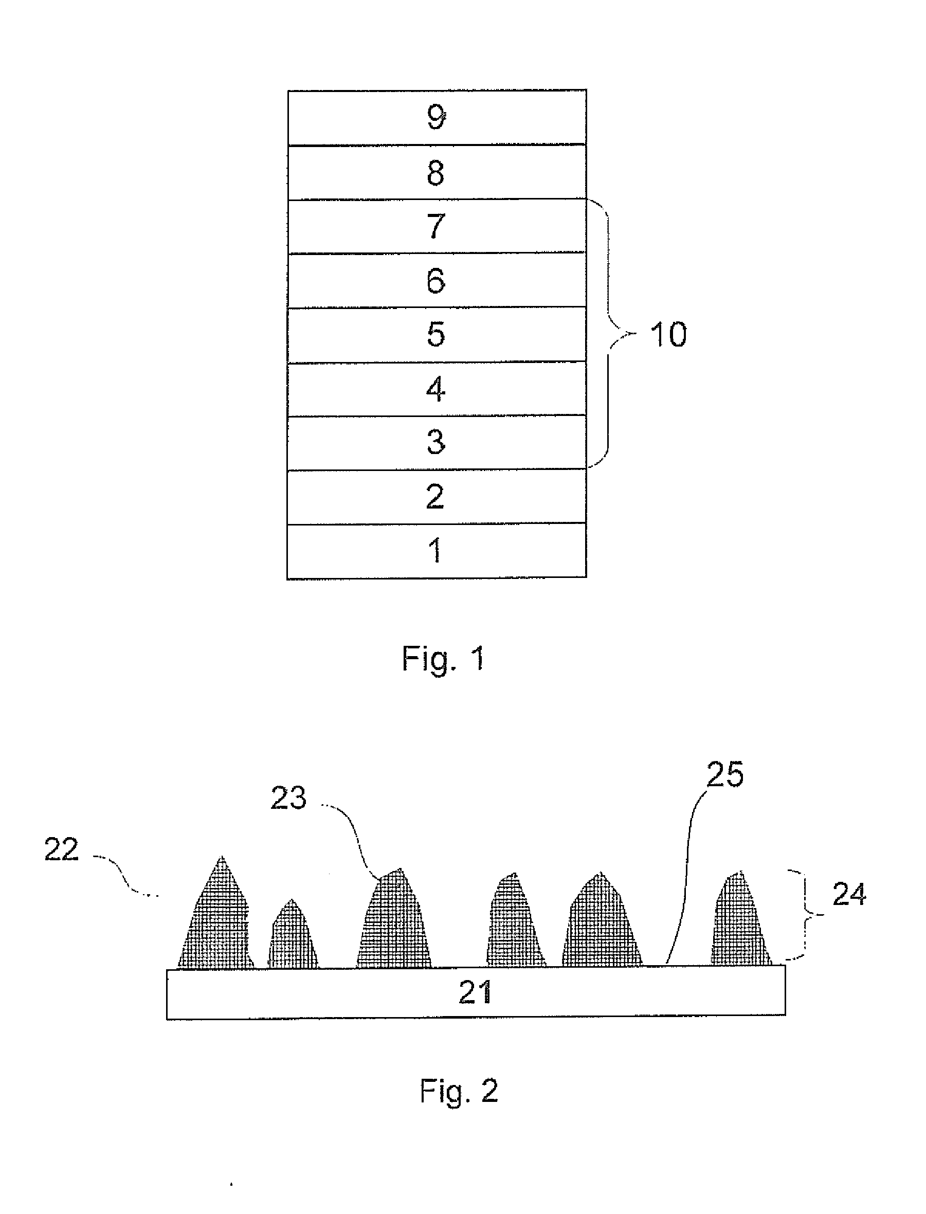 Organic Light Emitting Device and Method of Producing