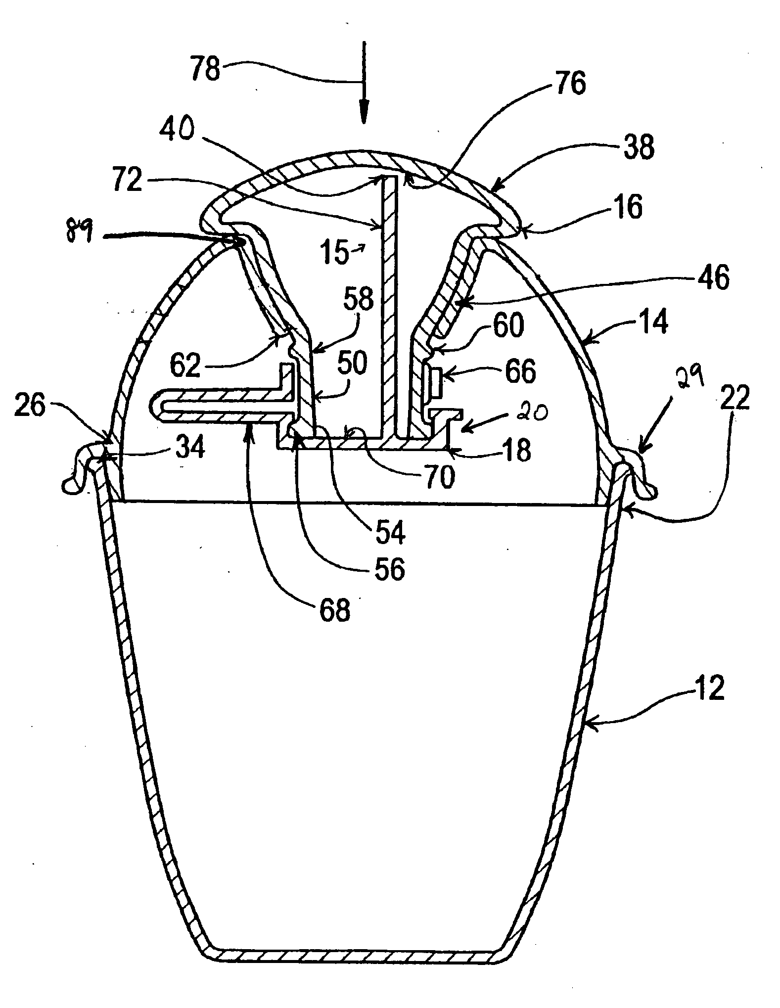 Limited use-disposable salad container assembly