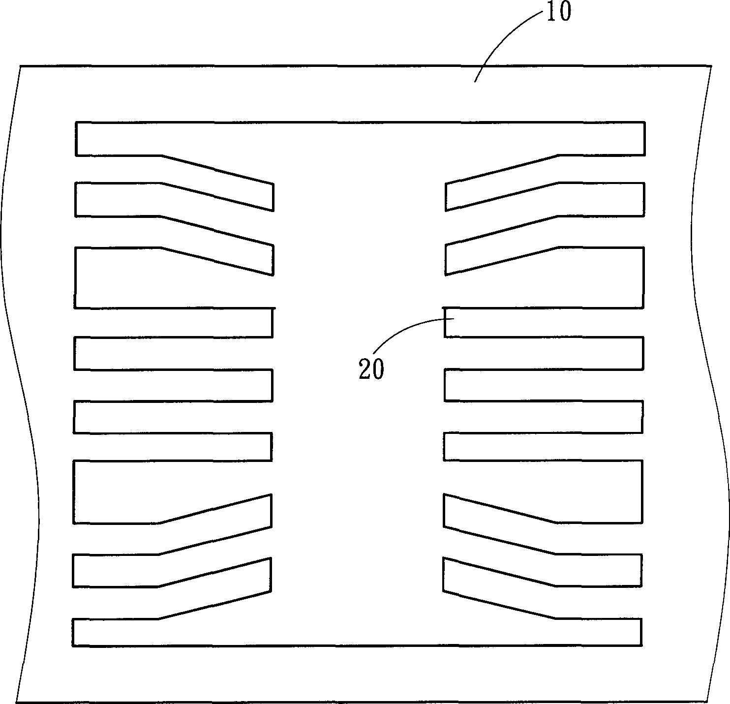 Crystal-covering package method and structure for covering crystal