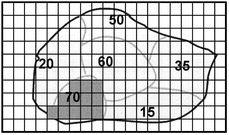 Telephone traffic distribution calculation method based on neighbor cell field intensity information and system thereof