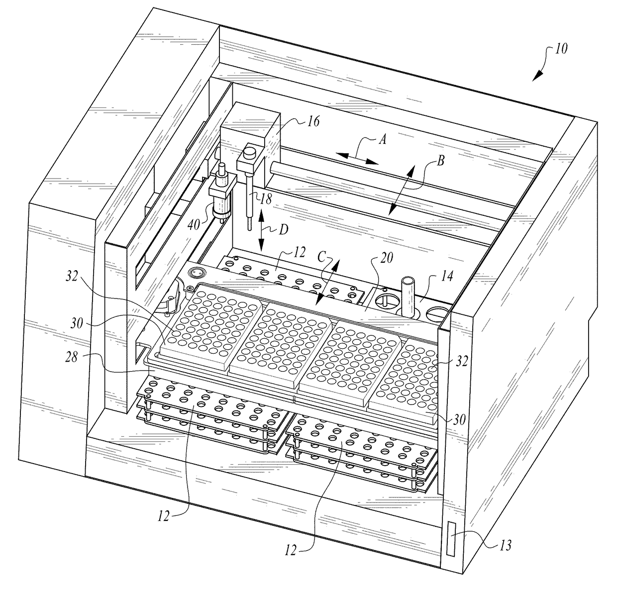 Process and machine for automated agglutination assays with image automated evaluation