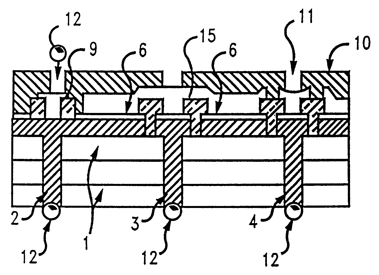 Method for a thin film multilayer capacitor