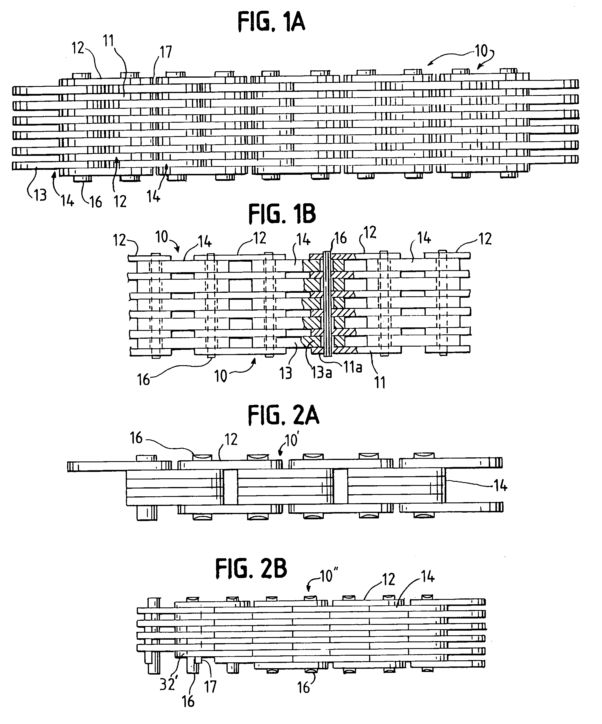 Power transmission chain with ceramic joint components