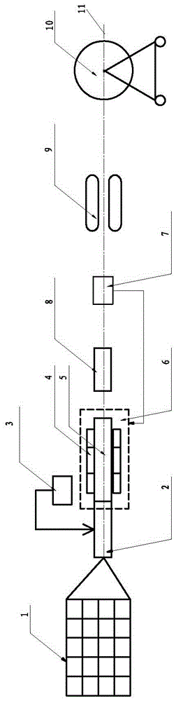 Manufacturing method and production line for thermoset carbon fiber plate for wind vane