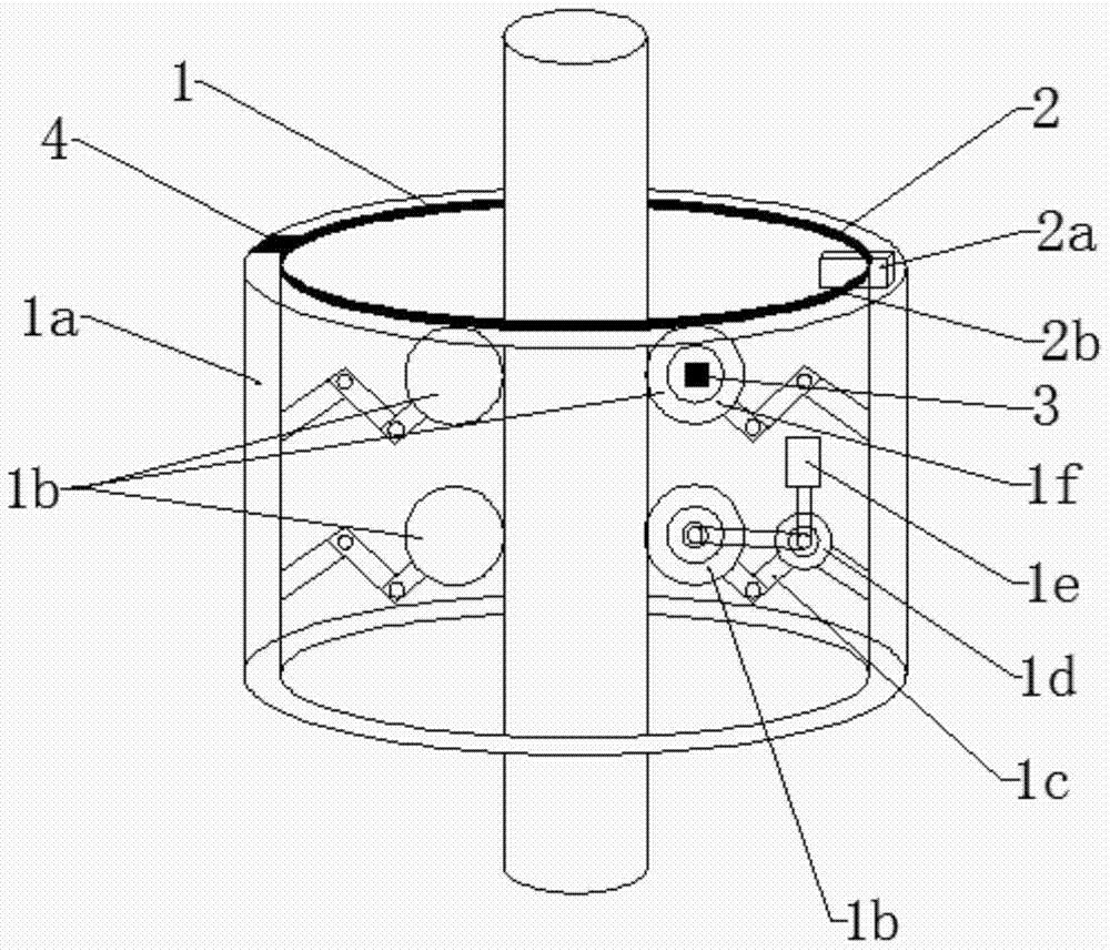 Cable-stayed cable pe protective layer damage detection device, control circuit and control method thereof