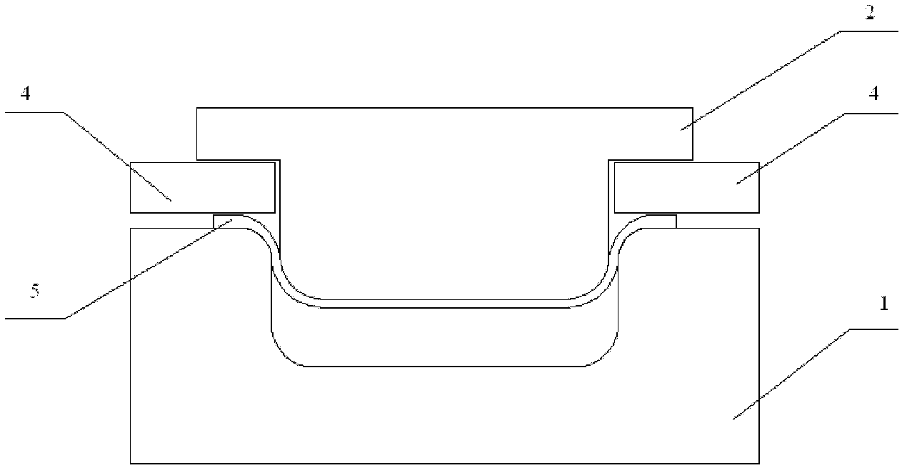 Cold-hot compound die molding method for aluminum alloy sheet metal component