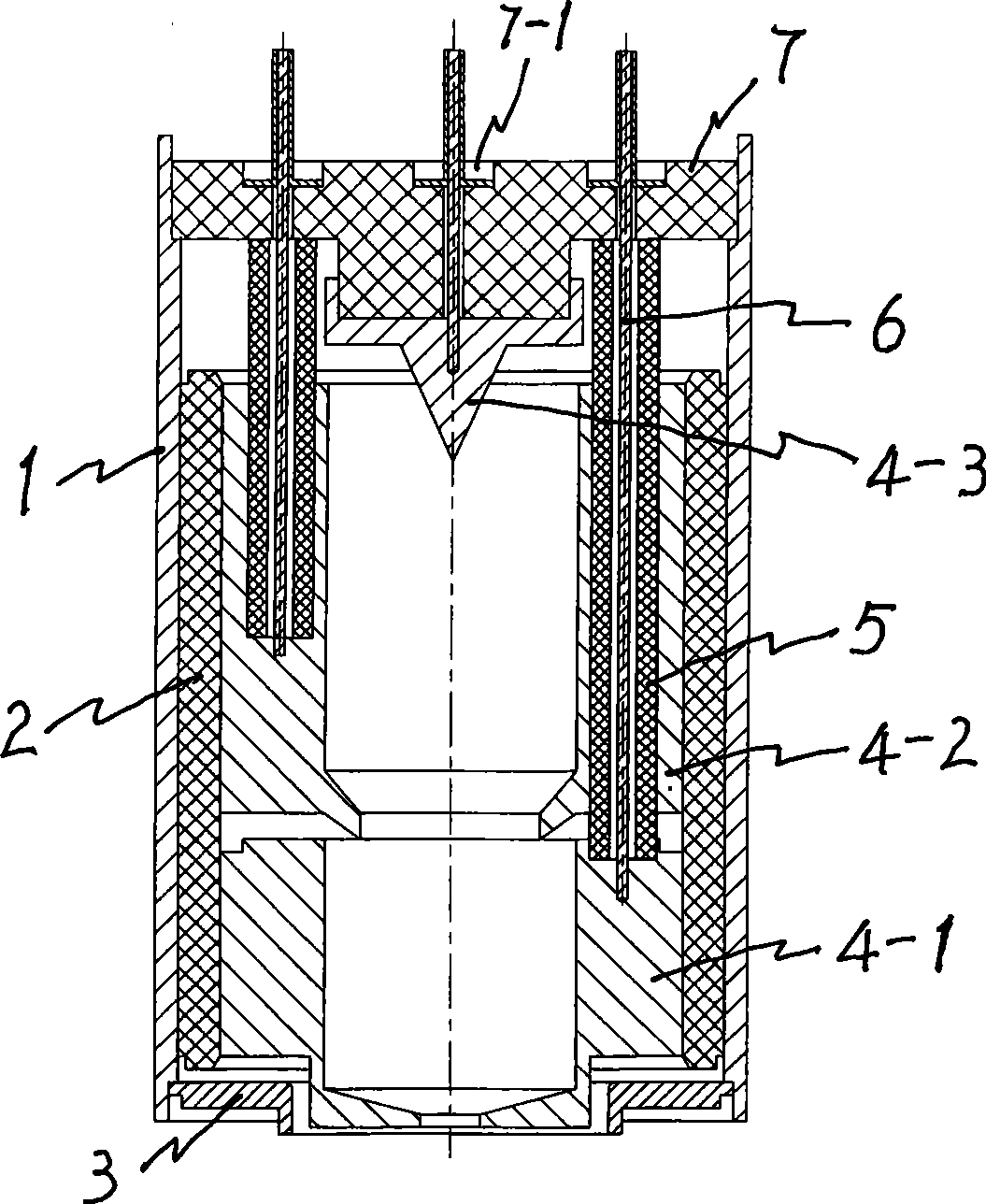 Multi-level depressurization collector for traveling wave tube