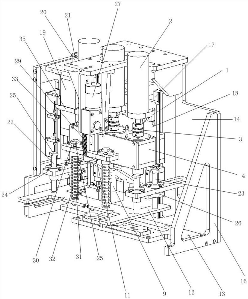 Synchronous punching mechanism