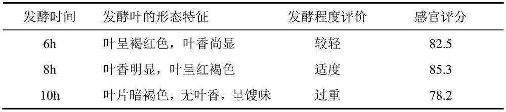 Method for preparing flemingia philippinensis leaf tea